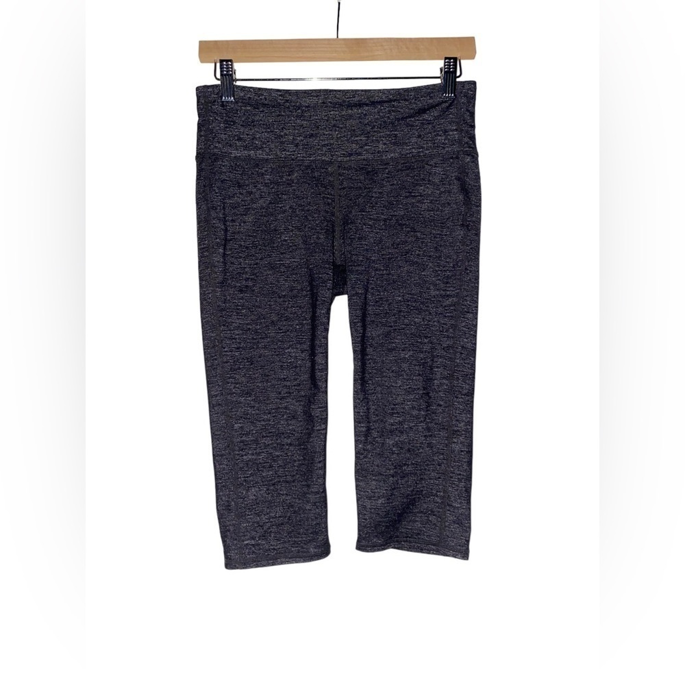 Athleta Chaturanga Cropped Legging Athleisure Running‎ Walking Gym Women M Gray
